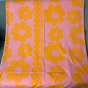 4 Cannon Pink and Orange Twin Flat Sheets